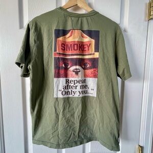 ELEMENT x SMOKEY THE BEAR Mens Graphic Tee M